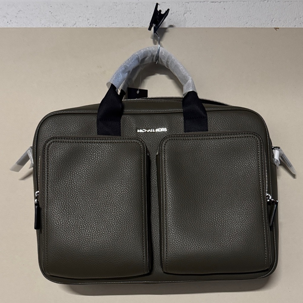MK Olive Green Men's Bag